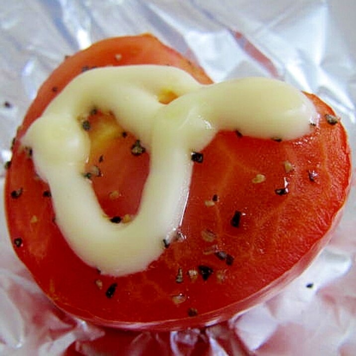 マヨ焼きトマト